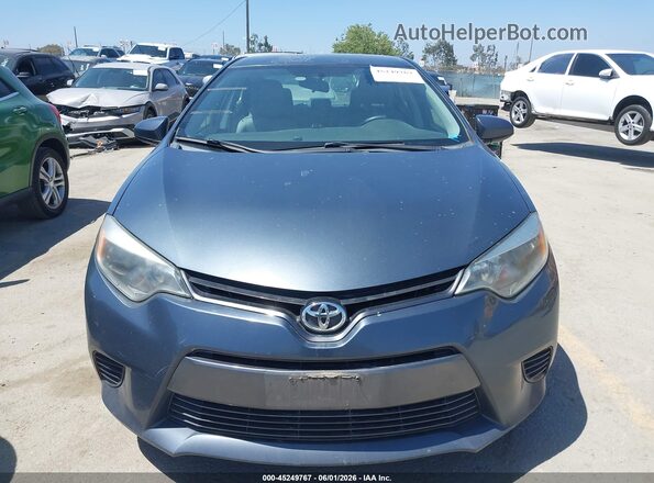 5YFBURHEXGP542403 2016 TOYOTA COROLLA Gray Вид щитка приладів