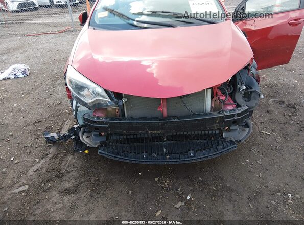 5YFBURHEXGP544586 2016 TOYOTA COROLLA Бордовый Вид спереди