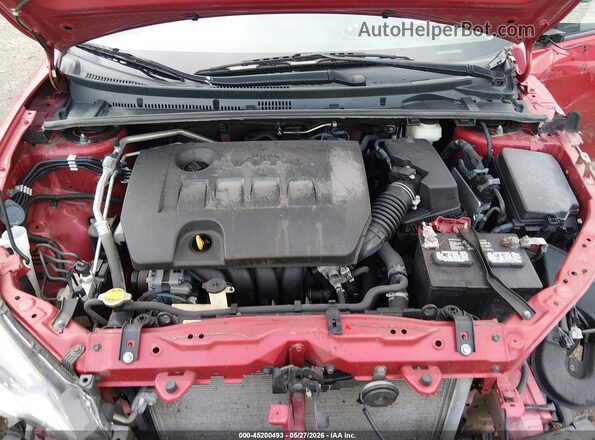 5YFBURHEXGP544586 2016 TOYOTA COROLLA Бордовый Вид сзади