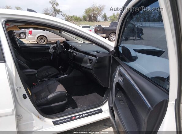 5YFBURHEXGP559346 2016 TOYOTA COROLLA White წინა სალონის ხედი