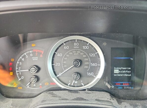 5YFEPMAE1NP372088 2022 TOYOTA COROLLA Black Widok zestawu wskaźników