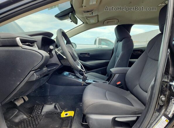 5YFEPMAE1NP372088 2022 TOYOTA COROLLA Black Widok wnętrza z przodu