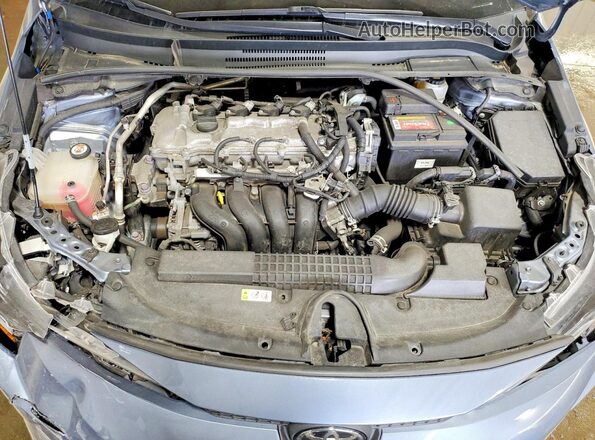5YFEPMAE2MP147936 2021 TOYOTA COROLLA Blue უკანა სალონის ხედი