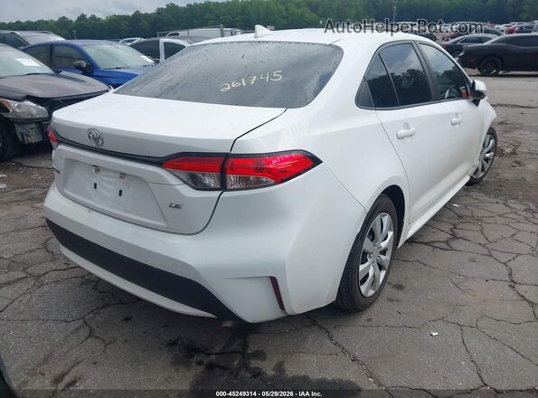 5YFEPMAE2MP232775 2021 TOYOTA COROLLA White Задня права чверть