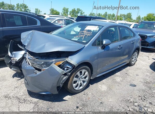 5YFEPMAE2NP289205 2022 TOYOTA COROLLA Gray Передня ліва чверть