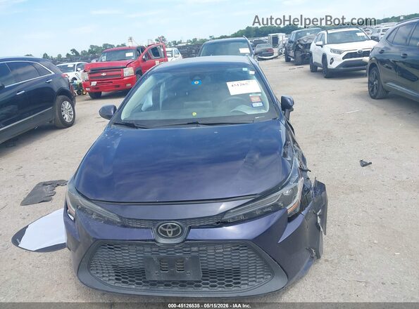 5YFEPMAE3MP183439 2021 TOYOTA COROLLA Blue Widok zestawu wskaźników