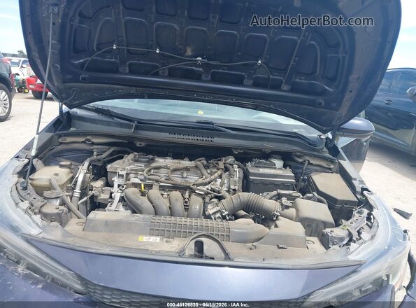 5YFEPMAE3MP183439 2021 TOYOTA COROLLA Blue Widok z tyłu