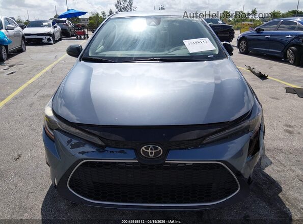 5YFEPMAE3MP267776 2021 TOYOTA COROLLA Blue Вид панелі приладів