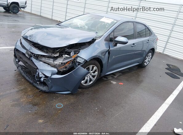 5YFEPMAE4MP174054 2021 TOYOTA COROLLA Blue წინა მარცხენა ხედი სამი მეოთხედიდან