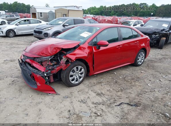 5YFEPMAE4MP222085 2021 TOYOTA COROLLA Red Vista tres cuartos delantera izquierda
