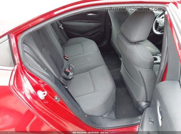5YFEPMAE4MP222085 2021 TOYOTA COROLLA Red Vista de la etiqueta del VIN