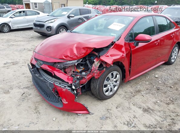 5YFEPMAE4MP222085 2021 TOYOTA COROLLA Red Vista frontal