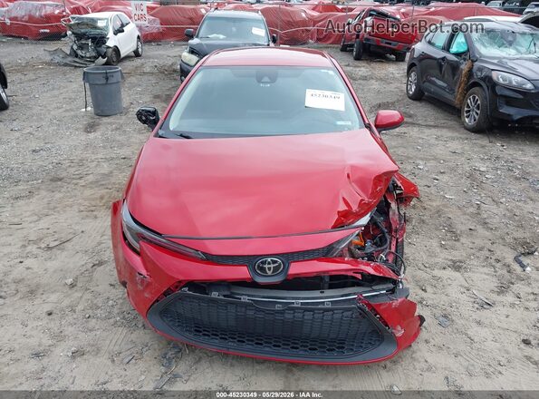 5YFEPMAE4MP222085 2021 TOYOTA COROLLA Red Vista del cuadro de instrumentos
