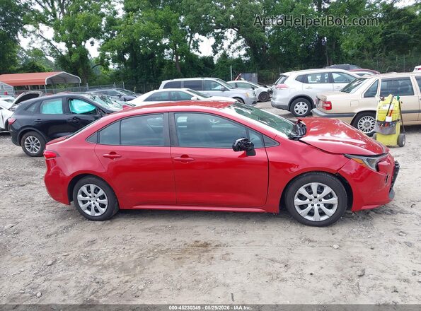 5YFEPMAE4MP222085 2021 TOYOTA COROLLA Red Vista interior trasera