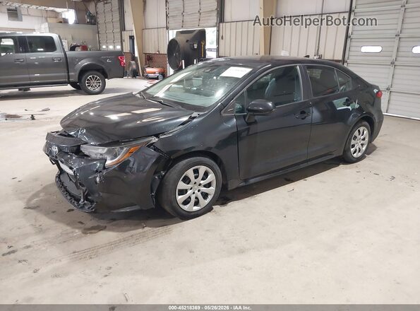 5YFEPMAE5MP176606 2021 TOYOTA COROLLA Black წინა მარცხენა ხედი სამი მეოთხედიდან