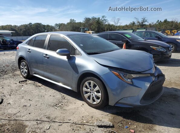 5YFEPMAE5NP302884 2022 TOYOTA COROLLA Blue Delantero derecho