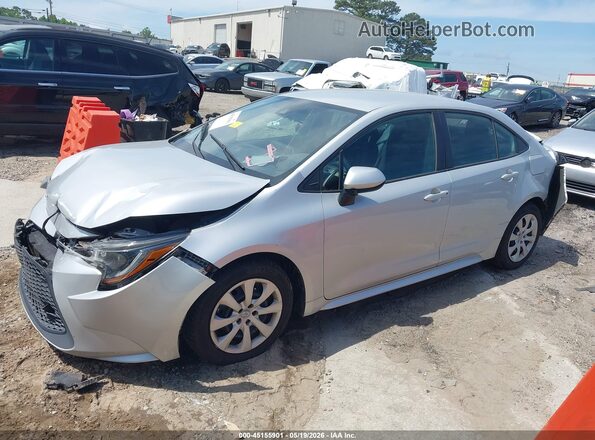 5YFEPMAE6MP215879 2021 TOYOTA COROLLA Silver Передня ліва чверть
