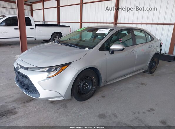 5YFEPMAE7MP186019 2021 TOYOTA LL Silver Առջևի ձախ երեք քառորդ տեսարան