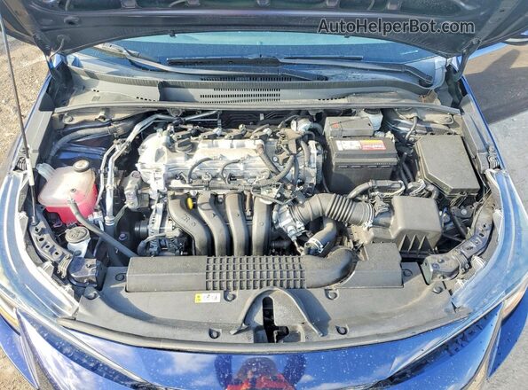 5YFEPMAE7MP227295 2021 TOYOTA COROLLA Синий 