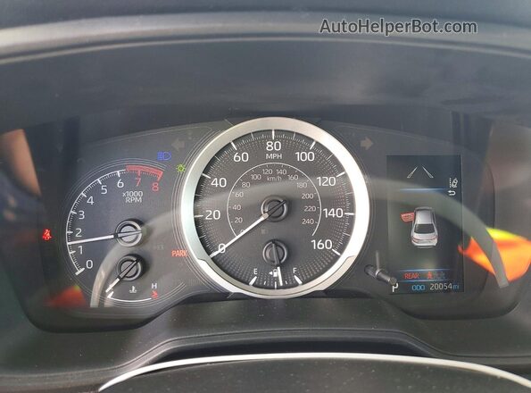 5YFEPMAE7MP227295 2021 TOYOTA COROLLA Синий 