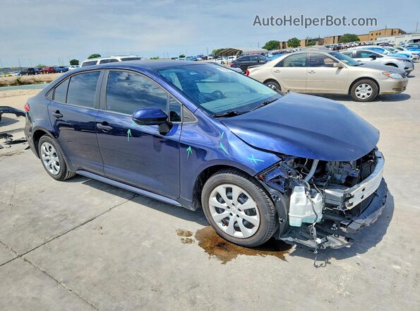 5YFEPMAE7NP333926 2022 TOYOTA COROLLA Blue Передня права чверть