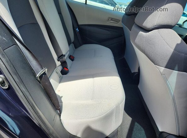 5YFEPMAE7NP333926 2022 TOYOTA COROLLA Blue Вид задніх сидінь
