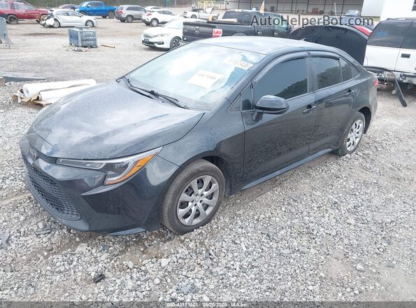 5YFEPMAE7NP382172 2022 TOYOTA COROLLA Black Vista tres cuartos delantera izquierda