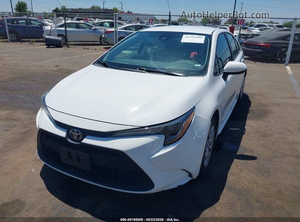 5YFEPMAE8MP222283 2021 TOYOTA COROLLA White Առջևի ձախ երեք քառորդ տեսարան
