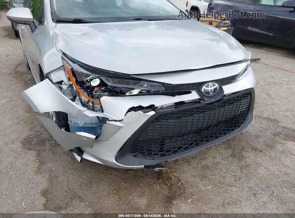 5YFEPMAE8NP353196 2022 TOYOTA COROLLA Silver Դիմացի տեսք