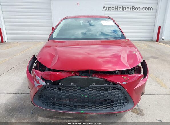 5YFEPMAE9MP201281 2021 TOYOTA LL Red უკანა სალონის ხედი