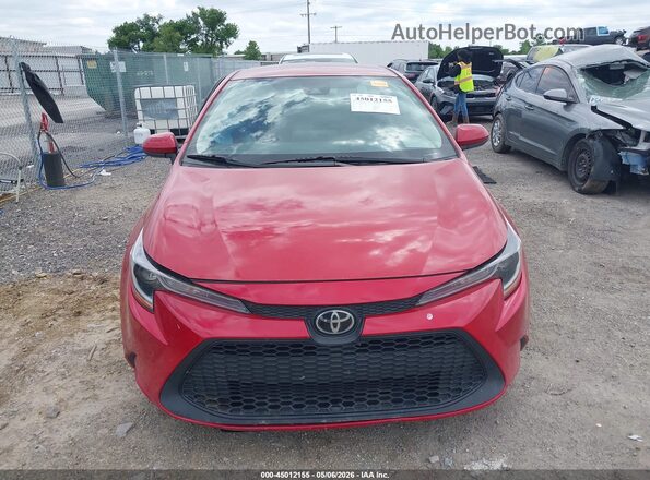 5YFEPMAE9MP264283 2021 TOYOTA LL Red Instrument cluster view