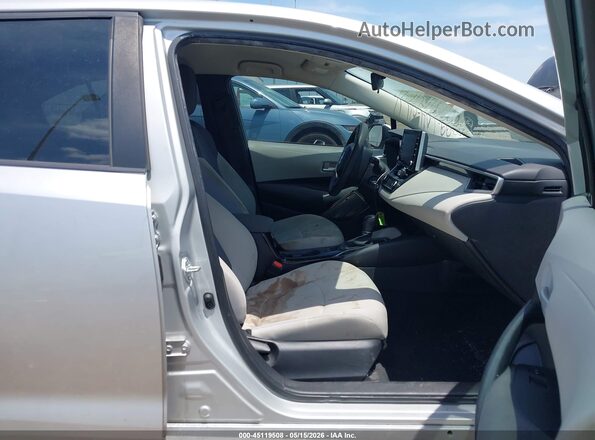 5YFEPMAEXMP232443 2021 TOYOTA COROLLA Silver Вид салону спереду