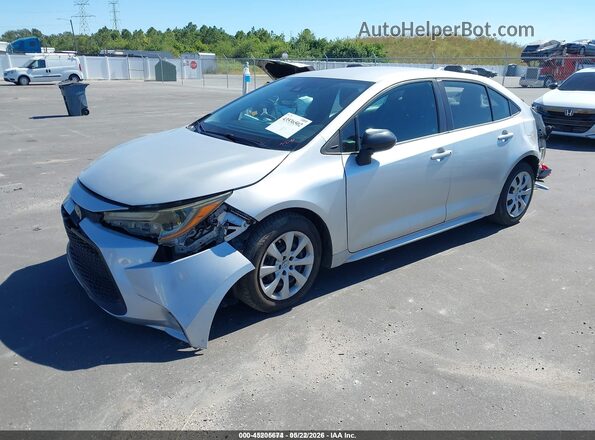 5YFEPRAE0LP009517 2020 TOYOTA COROLLA Silver წინა მარცხენა ხედი სამი მეოთხედიდან