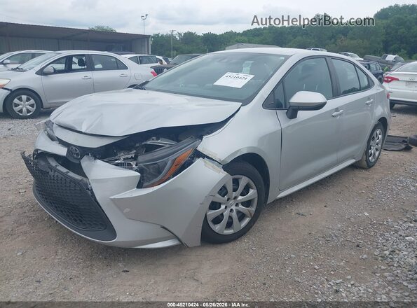5YFEPRAE1LP113482 2020 TOYOTA COROLLA Silver Vista tres cuartos delantera izquierda