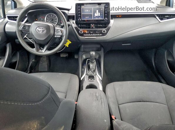 5YFEPRAE2LP114284 2020 TOYOTA COROLLA Turquoise Dashboard view