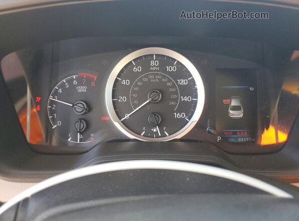 5YFEPRAE5LP089087 2020 TOYOTA COROLLA Blue Vista del cuadro de instrumentos