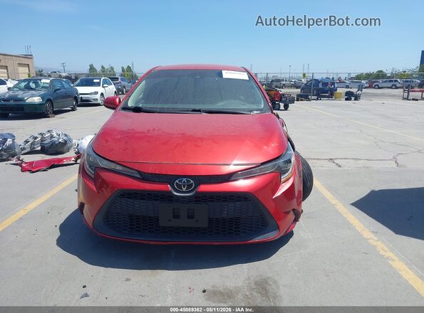 5YFEPRAE6LP074341 2020 TOYOTA LL Красный Вид щитка приборов