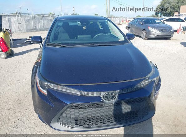 5YFEPRAE7LP089186 2020 TOYOTA COROLLA Blue Rear interior view
