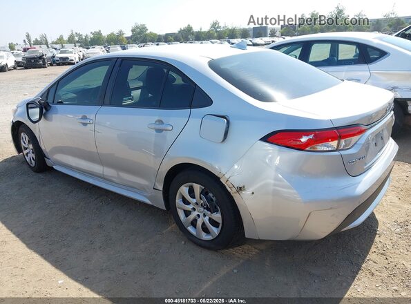 5YFEPRAE7LP106942 2020 TOYOTA COROLLA Silver Rear left