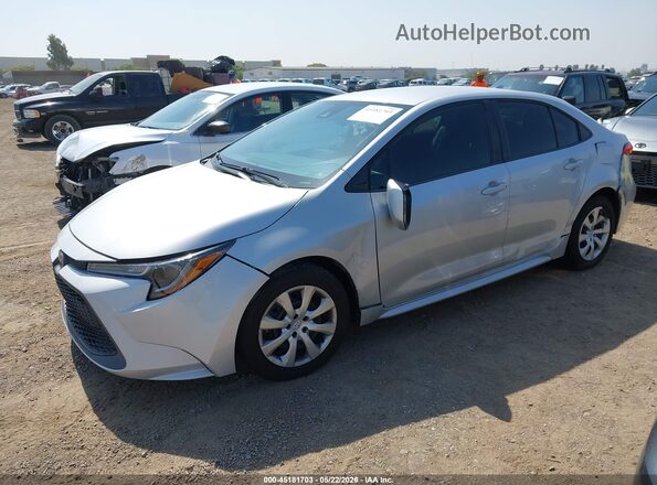 5YFEPRAE7LP106942 2020 TOYOTA COROLLA Silver Front left