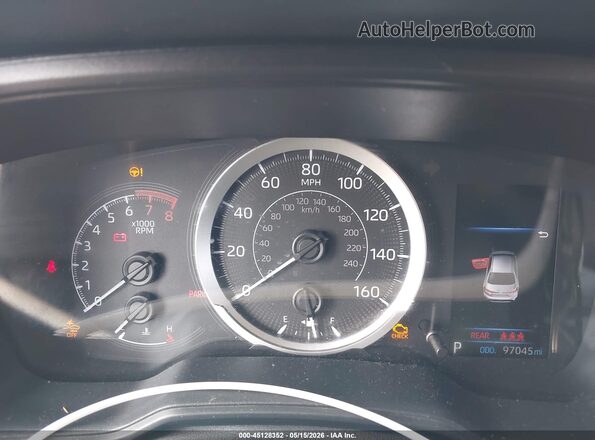 5YFEPRAE8LP016683 2020 TOYOTA COROLLA Gray Հետևի նստատեղերի տեսք