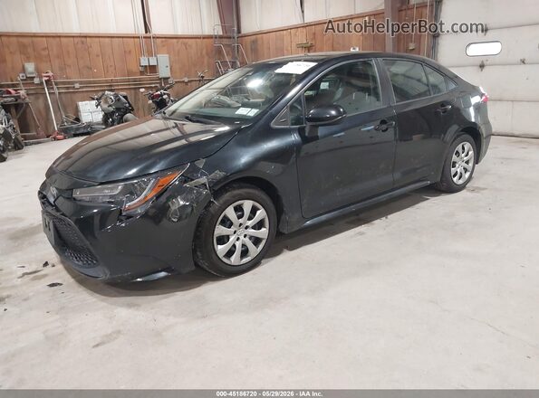 5YFEPRAE8LP025979 2020 TOYOTA COROLLA Black წინა მარცხენა ხედი სამი მეოთხედიდან