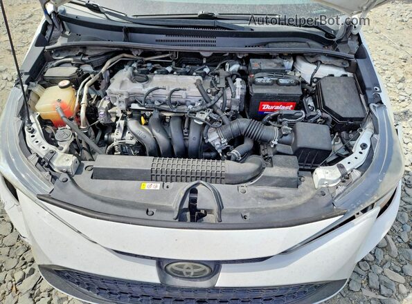 5YFEPRAEXLP039432 2020 TOYOTA COROLLA White უკანა სალონის ხედი