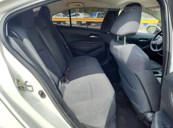 5YFEPRAEXLP039432 2020 TOYOTA COROLLA White უკანა სავარძლების ხედი