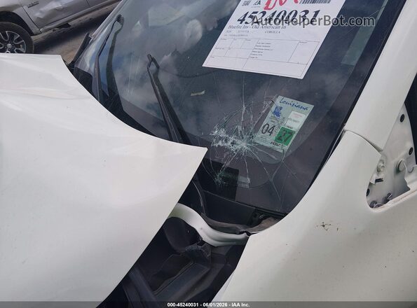 5YFEPRAEXLP097119 2020 TOYOTA COROLLA White 