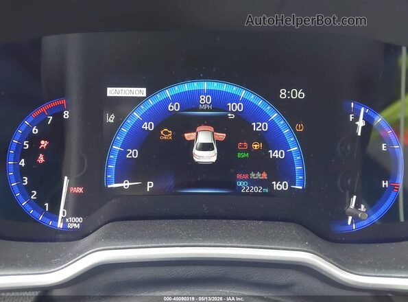 5YFFPMAE8NP339626 2022 TOYOTA LL Синий Вид задних сидений