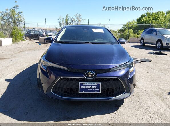 5YFFPMAE9MP176211 2021 TOYOTA LL Blue Вид щитка приладів