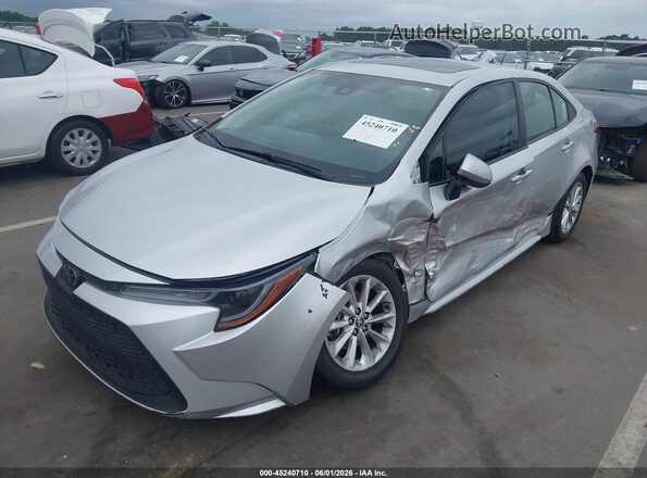 5YFHPRAE0LP011099 2020 TOYOTA COROLLA Silver Vista tres cuartos delantera izquierda