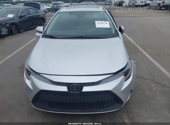5YFHPRAE0LP011099 2020 TOYOTA COROLLA Silver Vista del cuadro de instrumentos