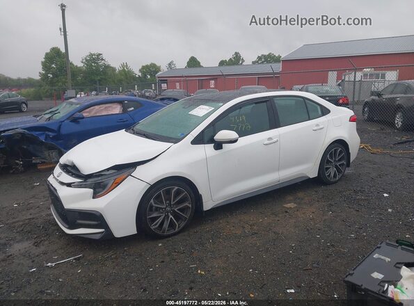 5YFP4MCE3MP083968 2021 TOYOTA COROLLA White Առջևի ձախ երեք քառորդ տեսարան